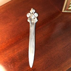 Vintage art deco Figural pewter letter opener
